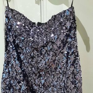 Urban planet Lilac sequin skirt